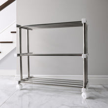 Supermom Stainless Steel Multipurpose Shoe & Storage Rack - (1 pc)